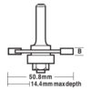 Router Bit Slot Cutter 2mm (1/4) - Image 3