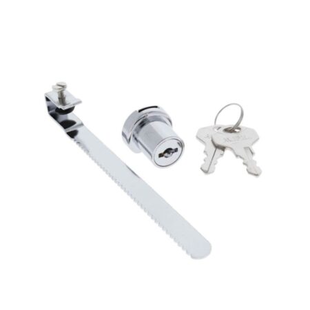 Glass Sliding Showcase Ratchet Lock Keyed Alike