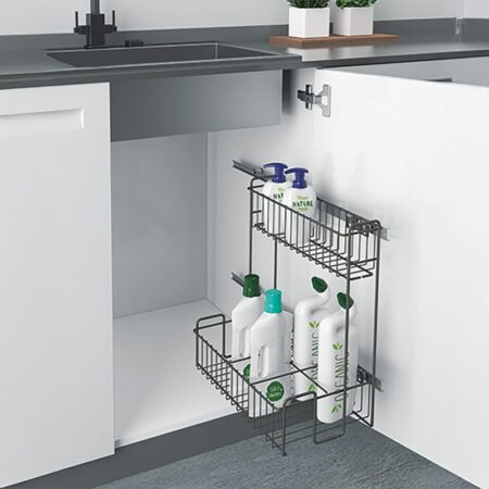 Hettich OIRA Pull Out Cleaning Utensil Rack
